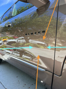 Repaired Dent On Chevy Blazer